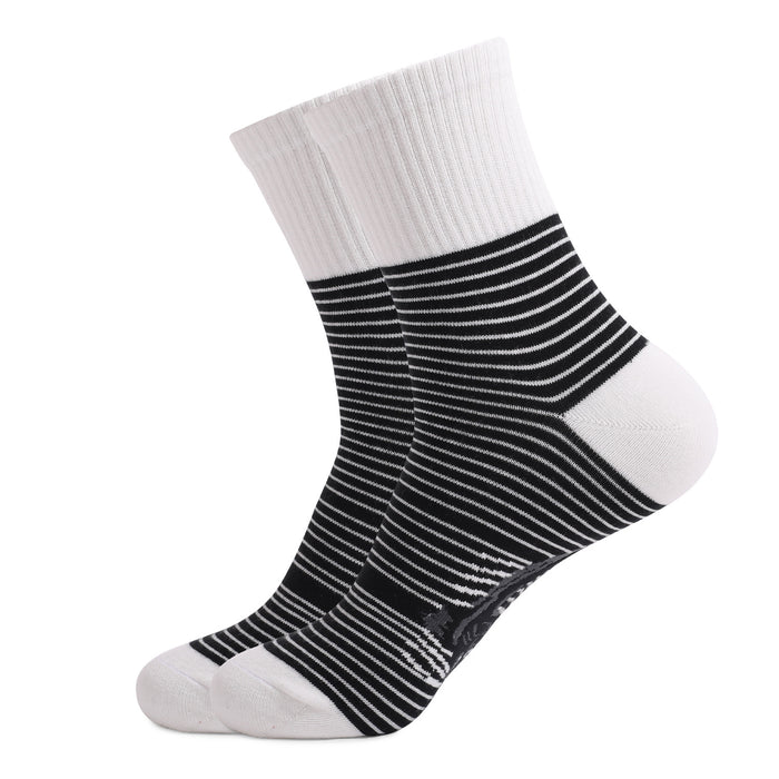 Wholesale Socks Cotton Black and White Striped Cat JDC-SK-DFF003