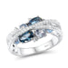 Jewelry WholesaleWholesale Sea Blue Zircon Alloy Rings JDC-RS-LongR003 Rings 龙瑞 %variant_option1% %variant_option2% %variant_option3%  Factory Price JoyasDeChina Joyas De China