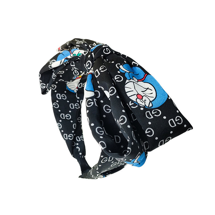 Wholesale cloth bow headband double ears MOQ≥2 JDC-HD-O120