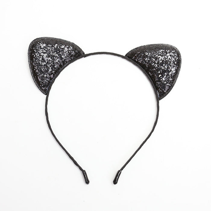 Wholesale Party Decoration Fabric Cat Ear Headband Set MOQ≥2 JDC-HD-Mais002
