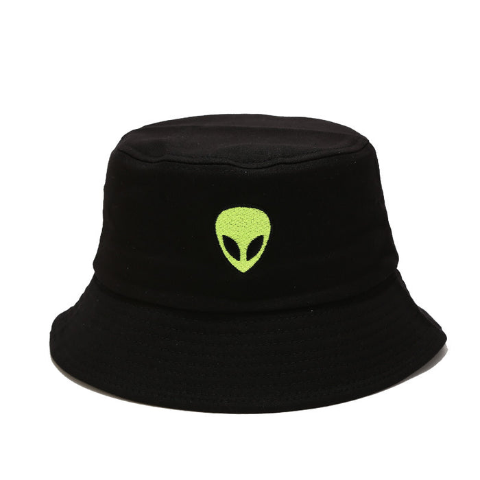 Hat tela al por mayor Hat de cubo bordado alienígena JDC-FH-Shunma011