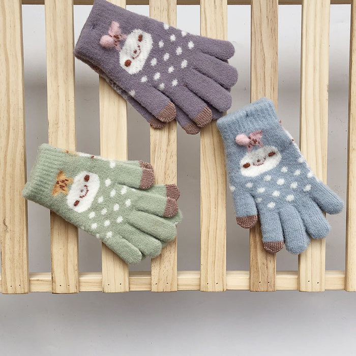 Wholesale Gloves Nylon Winter Warming Touch Screen MOQ≥2 JDC-GS-JunR004