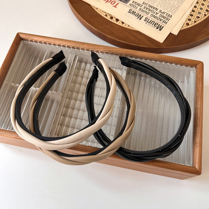 Wholesale hair band leather geometry JDC-HD-MS028