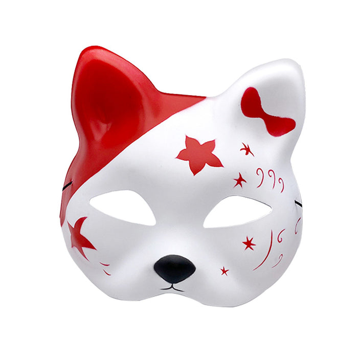 Máscara al por mayor PVC Halloween Half Face Fox Cat Eye Mask Moq≥2 JDC-FM-Aoshun004
