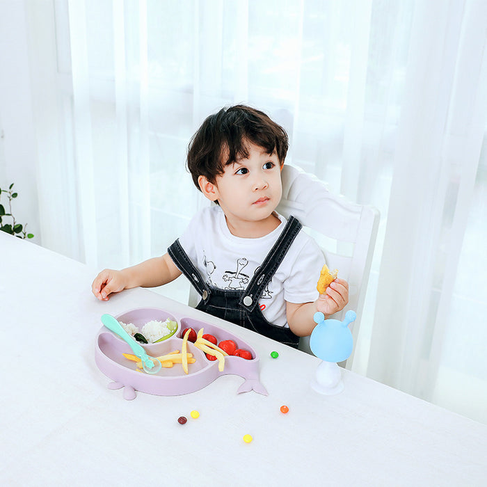 Wholesale Baby Food Grade Silicone Dinner Plate Suction Cup MOQ≥2 JDC-CC-Beixin002