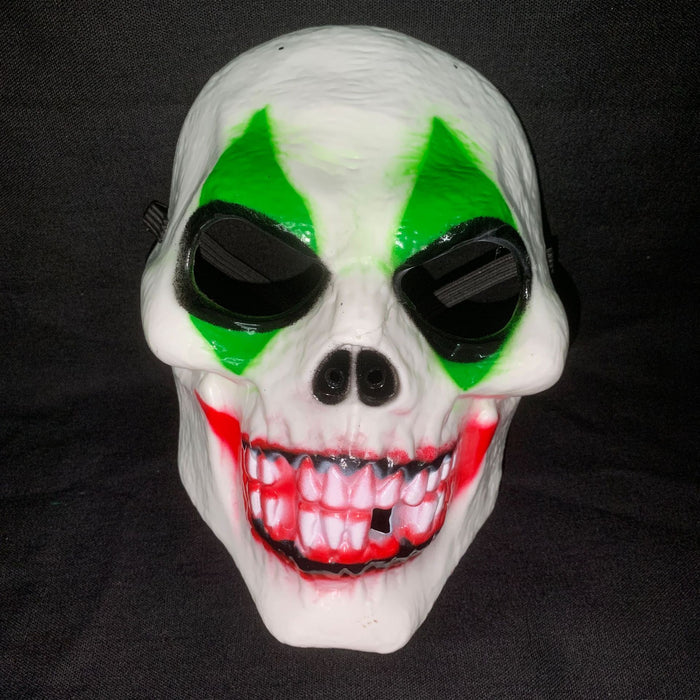 Wholesale Mask Plastic Halloween Party Horror Skull Glowing Head Cover JDC-FM-ZhuiK005