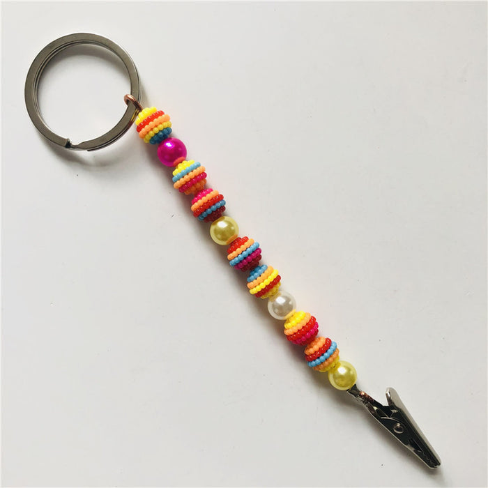 Wholesale Keychains Acrylic Contactless Card Pickup Artifact ATM Card Grabber Card Puller MOQ≥5 JDC-KC-LFeng006