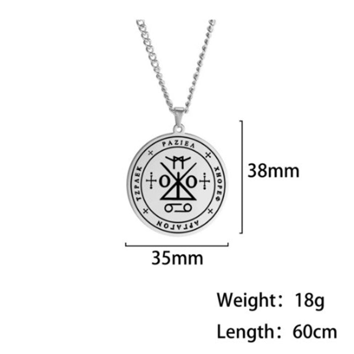 Wholesale Necklace Stainless Steel Archangel Seal JDC-NE-QiJu011