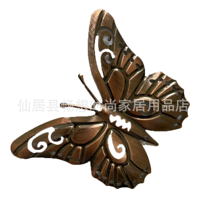 Wholesale Dream Catcher Metal Bronze Butterfly Wind Chime Ornament MOQ≥2 JDC-DC-HaoR007