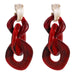 Jewelry WholesaleWholesale Acrylic Chain Earrings JDC-ES-BenD001 Earrings 本笃 %variant_option1% %variant_option2% %variant_option3%  Factory Price JoyasDeChina Joyas De China