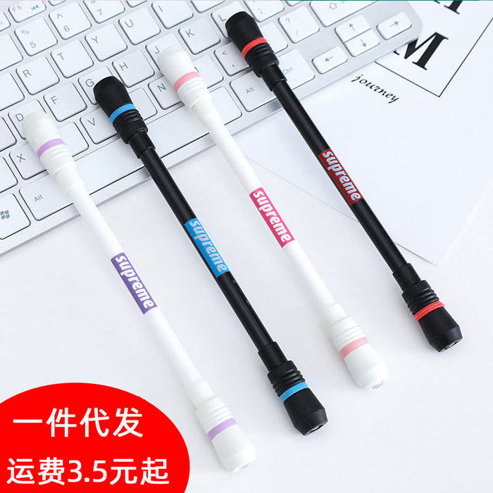 Pen de plástico Pen al por mayor Estudiante para principiantes que giran al azar MOQ≥2 JDC-BP-Weituo001