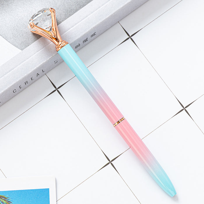 Wholesale Ballpoint Pen Metal Gradient Diamond Pen MOQ≥2 JDC-BP-huah080