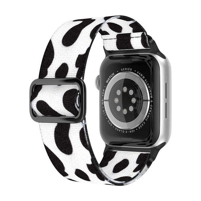 Wholesale Watch Strap Nylon AppleWatch Painted Double Circle Watch Band MOQ≥2 JDC-WD-KuYue004