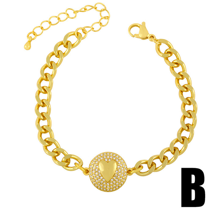 Wholesale hip hop bracelet geometric bracelet JDC-BT-AS147