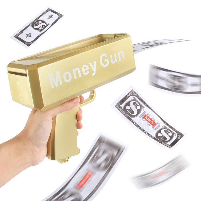 Versión al por mayor de juguete eléctrico de oro estadounidense Money Gun MOQ≥2 JDC-FT-XDYP001
