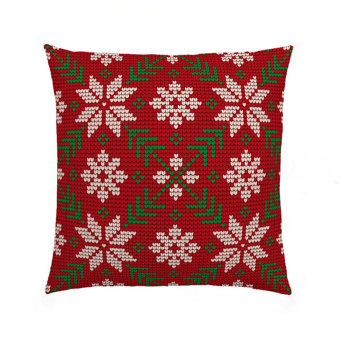 Wholesale Pillowcase Linen Print Christmas Without Pillow MOQ≥2 JDC-PW-MuX001