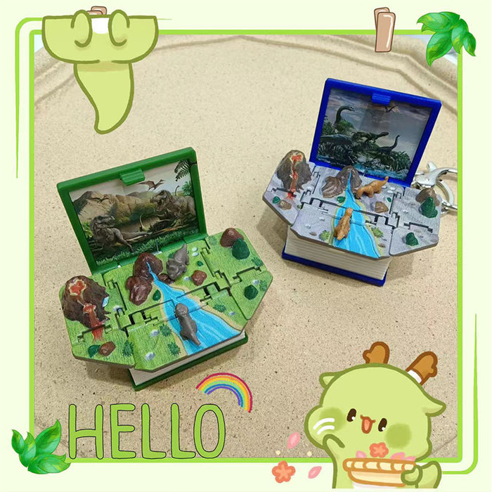 Wholesale Keychains Plastic Funny 3D Books MOQ≥2 JDC-KC-NGe004