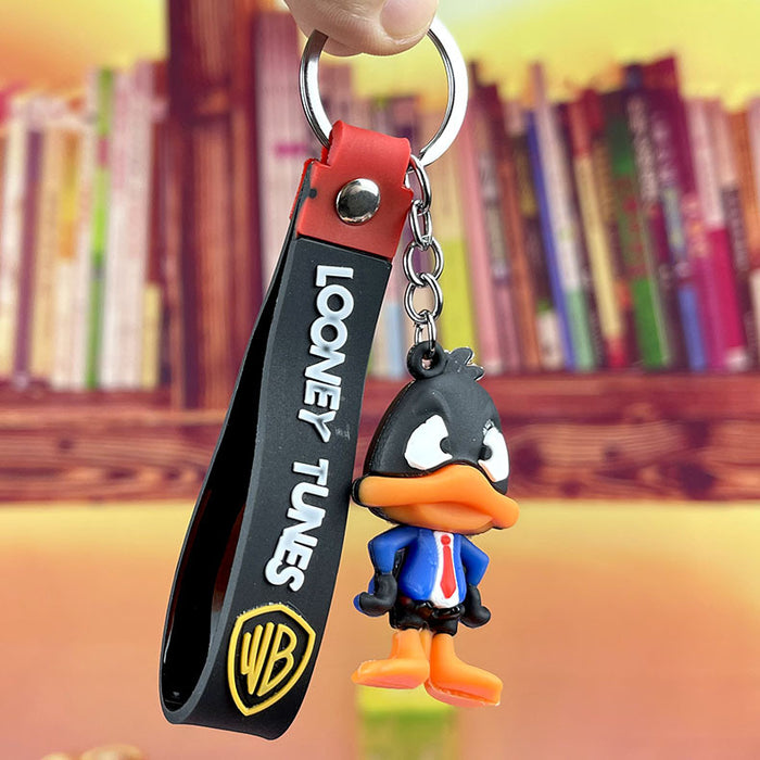 Wholesale creative cartoon keychain cute schoolbag pendant MOQ≥2 JDC-KC-LeO005
