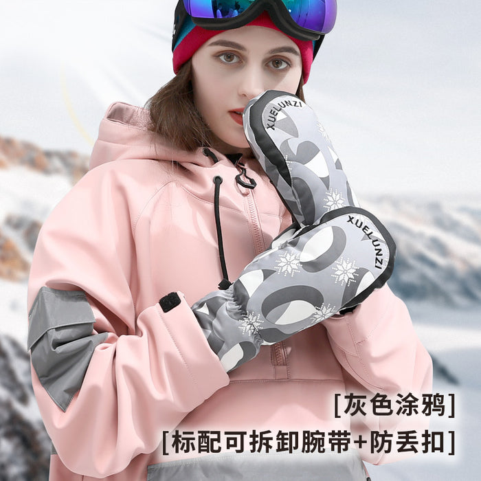 Wholesale Gloves Polyester Waterproof Warm Outdoor Ski Bag Finger Touch Screen JDC-GS-XiJL003