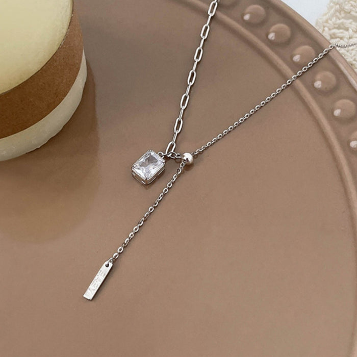 Wholesale Necklace Sterling Silver High Design Sense of Small Luxury JDC-NE-hanwu003