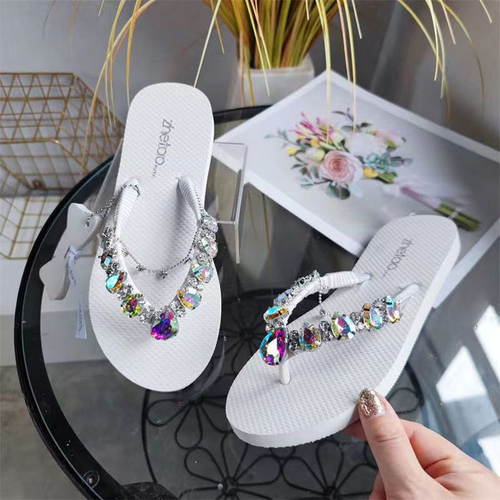 Wholesale summer new korean version net red sandals and slippers JDC-SD-RuiQ001
