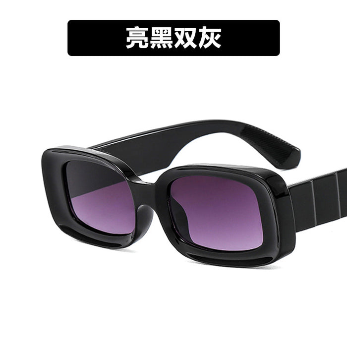 Wholesale Resin Lens Square Jelly Color Sunglasses JDC-SG-KD182