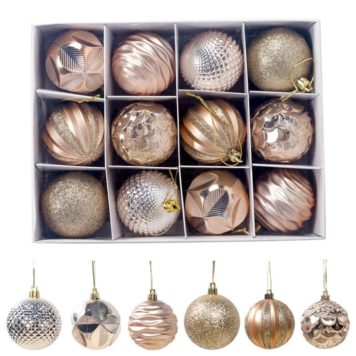 Wholesale Decorative Christmas Tree Ornaments 6CM Decorative Balls MOQ≥2 JDC-DCN-Cunj001