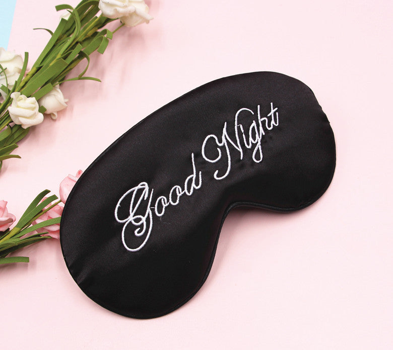 Wholesale Simulated Silk Polyester Cotton Eye Masks MOQ≥3 JDC-EM-AYM001