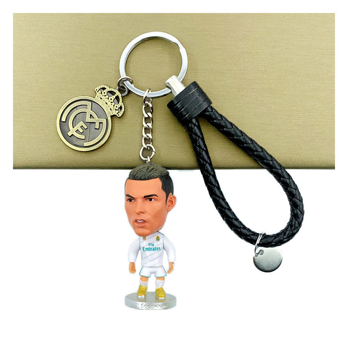 Wholesale Real Madrid star C Robenzema doll keychain MOQ≥2 JDC-KC-MMX004