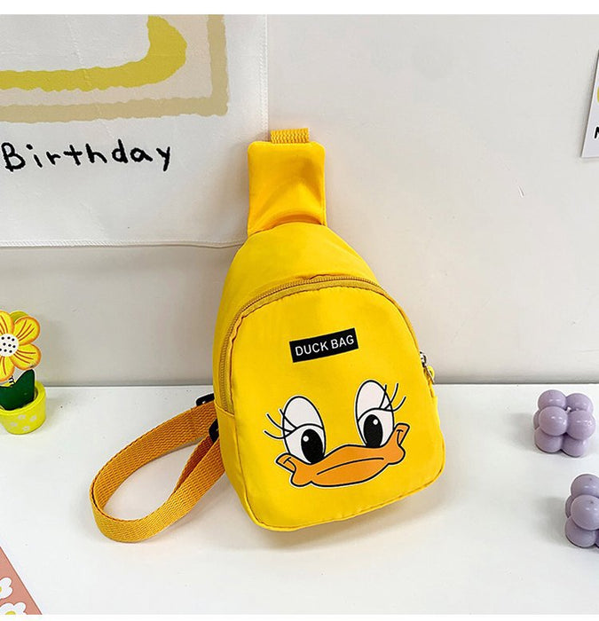 Wholesale duck chest bag cartoon cute children bag JDC-SD-KR062
