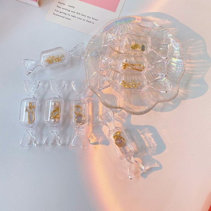 Wholesale Plastic Cartoon Mini Transparent Jewelry Storage Box MOQ≥2 JDC-JP-Qingdu002