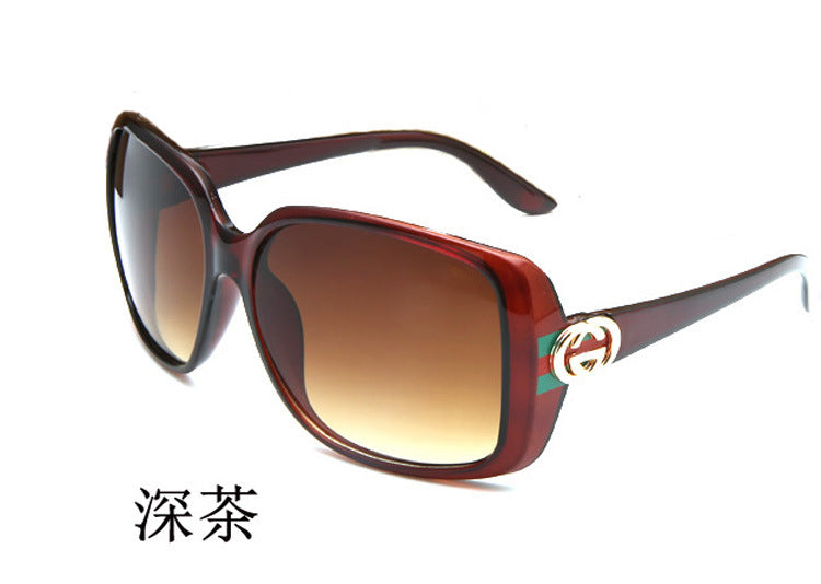 Wholesale women's large frame UV shading sunglasses JDC-SG-MengL001