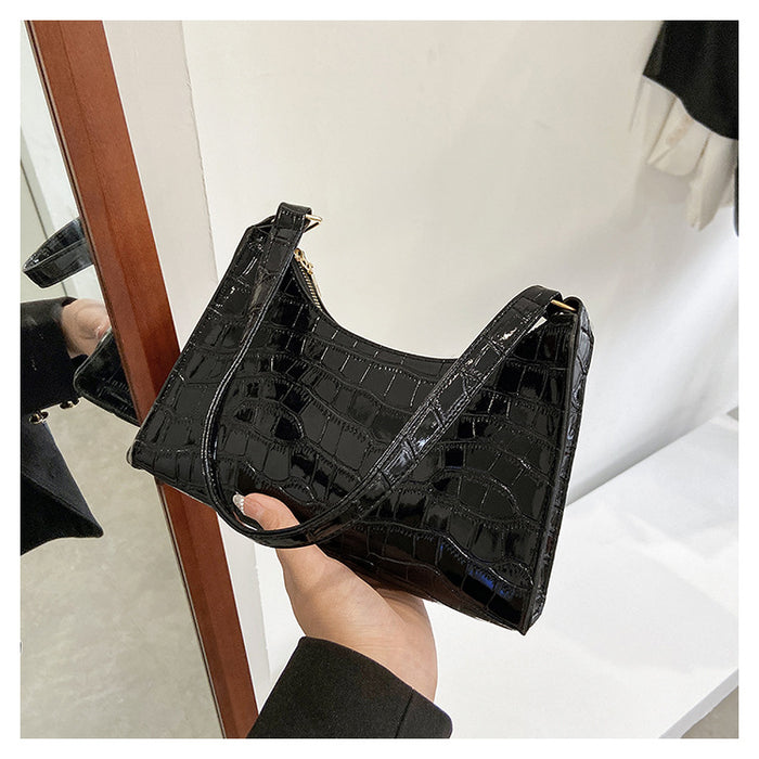 Wholesale Handbag PU Crocodile Pattern Baguette JDC-HB-JYD004