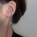 Jewelry WholesaleWholesale micro-zircon C type tassel ear clip JDC-ES-ChiH003 Earrings 池豪 %variant_option1% %variant_option2% %variant_option3%  Factory Price JoyasDeChina Joyas De China