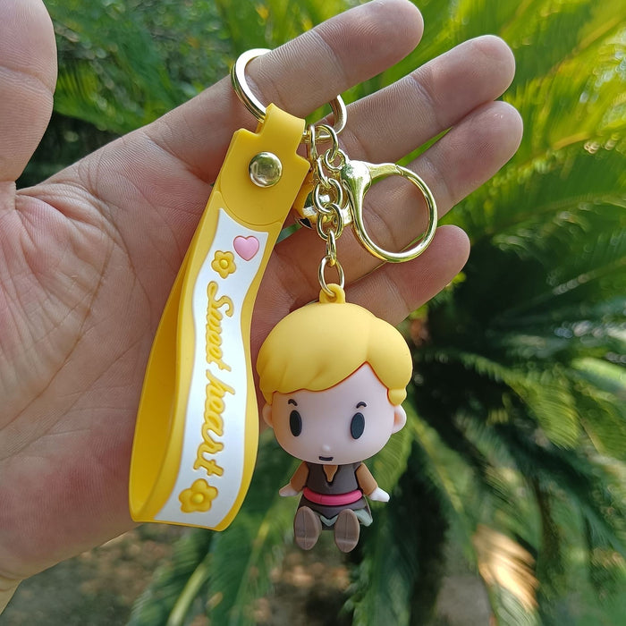 Wholesale Keychain PVC Cute Cartoon Doll Pendant MOQ≥3 (M) JDC-KC-YChaang011