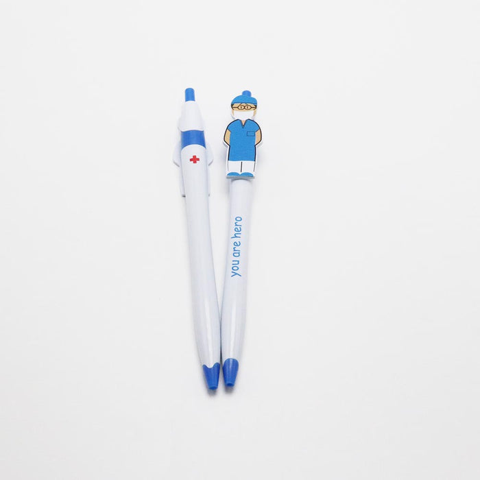 Pen de bolígrafo de plástico de Doctor Mayor Doctor de Doctor Mayor MOQ≥10 JDC-BP-Geshang003