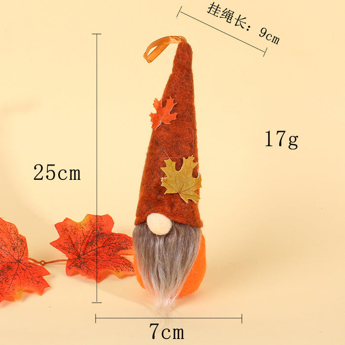 Wholesale Ornament Cloth Thanksgiving Faceless Doll JDC-OS-GangL036