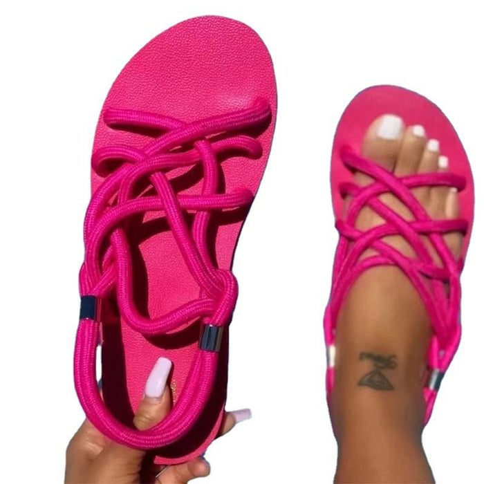 Flip-Flops de color sólido al por mayor Flip-Flops Fashion Plataforma de tacón de cuña Flip Flip Flip JDC-SD-Shunx001