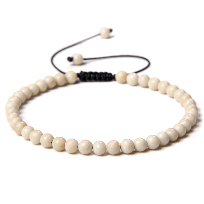 Bracelet de perle fin en gros 4 mm tressé JDC-Bt-Ruiz003