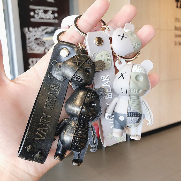 Wholesale Keychains Metal Skull Bear JDC-KC-FeiRun090