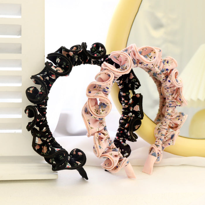 Wholesale fabric print headband floral MOQ≥2 JDC-HD-MIs006