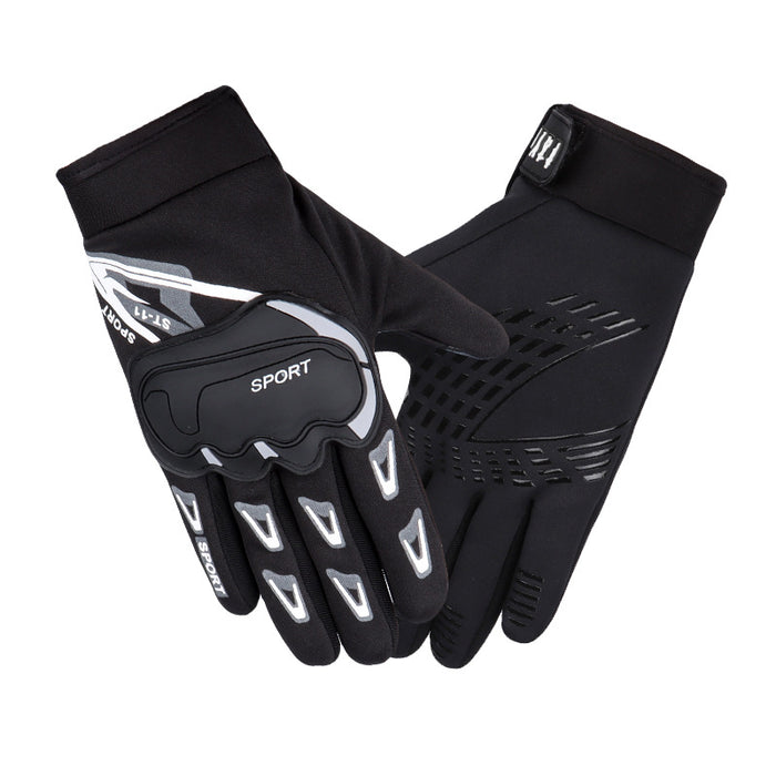 Wholesale Gloves Polar Fleece Men's Outdoor Sports Waterproof Touch Screen MOQ≥2 JDC-GS-QiF006