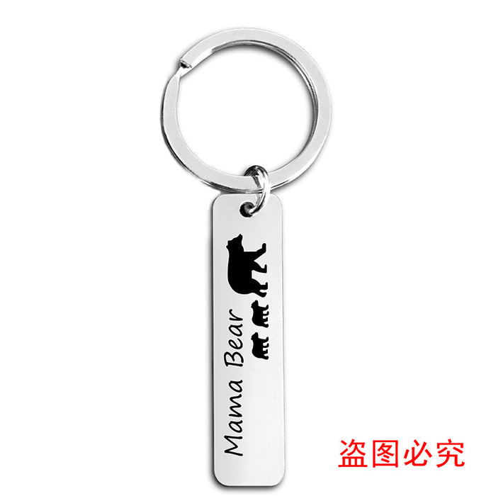 Jewelry WholesaleWholesale Mother's Day Gift Stainless Steel Plating Metal Keychain JDC-KC-GangGu003 Keychains 钢古 %variant_option1% %variant_option2% %variant_option3%  Factory Price JoyasDeChina Joyas De China