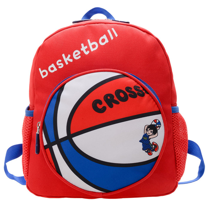 Wholesale Boys Basketball Children's School Bag Cartoon Handsome Backpack (M) JDC-BP-Kayao001