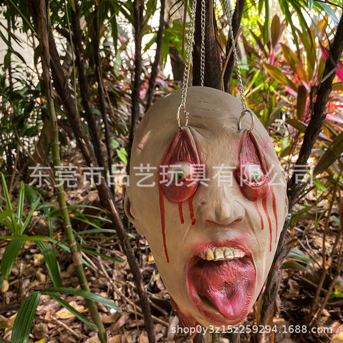 Máscara al por mayor látex Halloween Prom Scary Props JDC-FM-Piny001