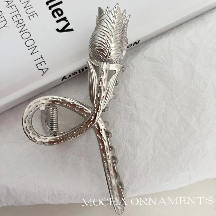 Wholesale hairpin alloy thorn rose JDC-HC-Mcha002