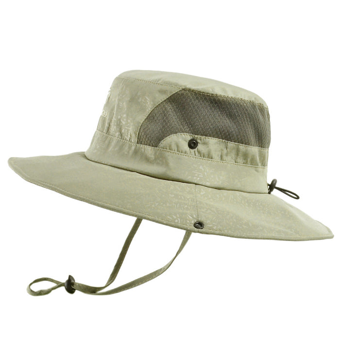 Wholesale summer wild big brim fisherman hat casual outdoor sun protection basin hat MOQ≥2 JDC-FH-BG004