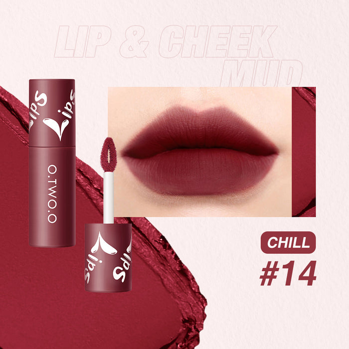 Wholesale Matte Lip Clay Lip Gloss Lip and Cheek Dual Use JDC-MK-DE004