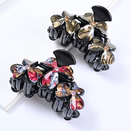 Jewelry WholesaleWholesale diamond inlaid large grab clip large leopard brain spoon hairpin JDC-HC-YingY002 Hair Clips 迎源 %variant_option1% %variant_option2% %variant_option3%  Factory Price JoyasDeChina Joyas De China