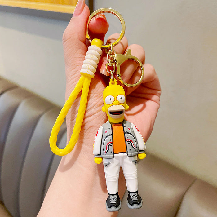 Wholesale Keychain PVC Cute Cartoon Doll Pendant MOQ≥2 (M) JDC-KC-LeZ031